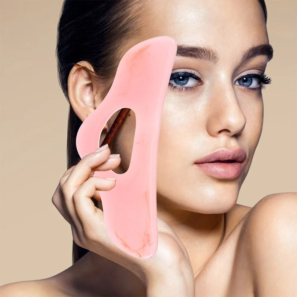 

2Pcs Gua Sha Massage Tool Reusable Manual Massager for Face Body Neck Legs Muscle Skin Elasticity Portable