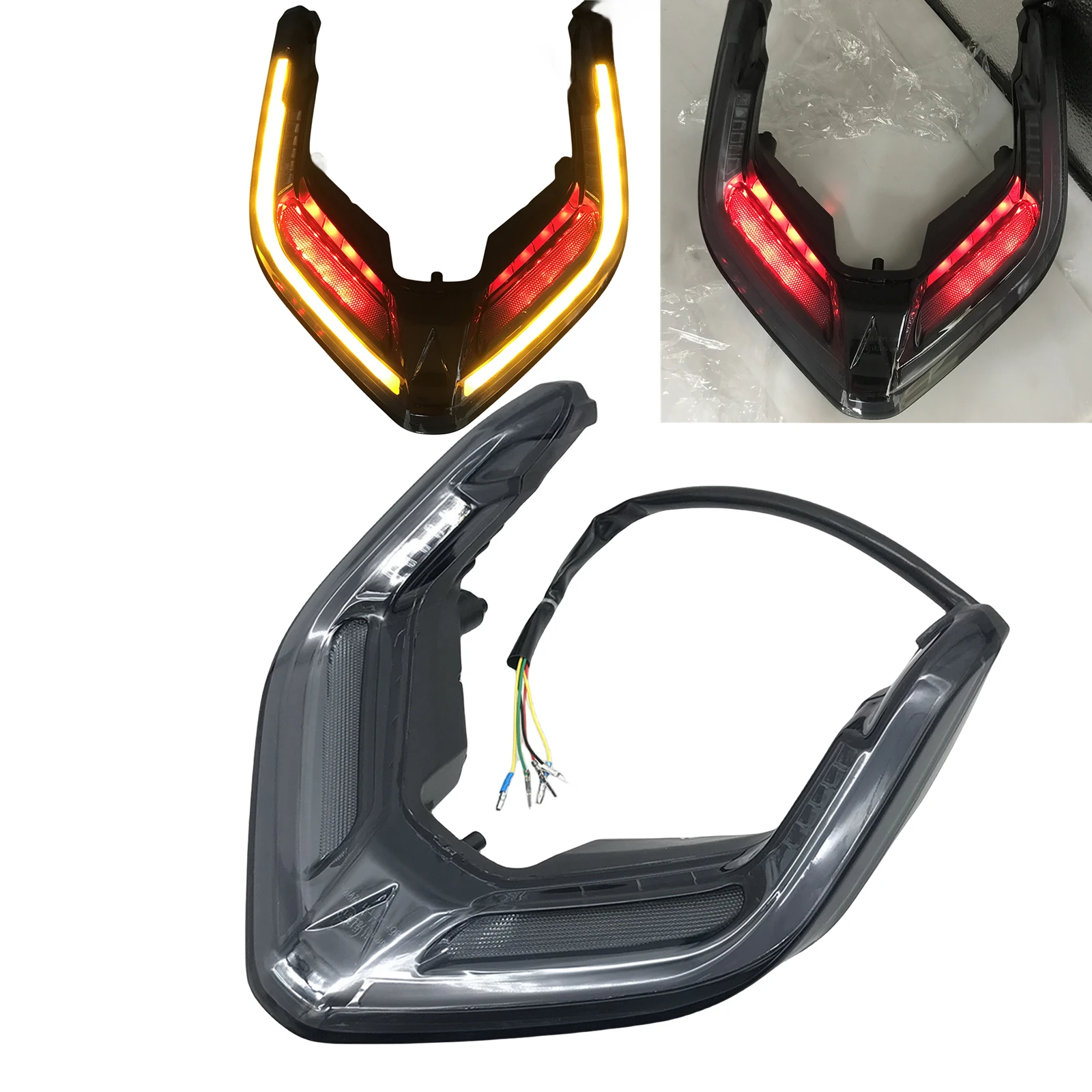 

Motorcycle LED Integrated Blinker Taillight Tail Turn Signal Light For DUCATI PANIGALE V2 / V4 / V4S / V4R 2018-2022