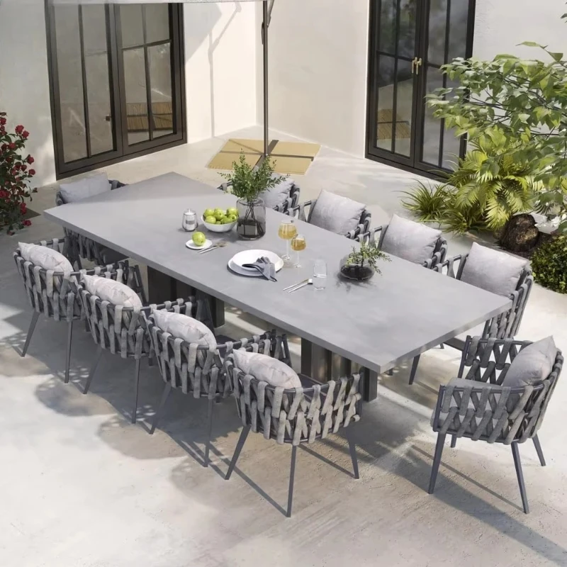 

High Quality Outdoor Dining Set Garden Modern Outdoor Set Furniture Patio Garden Table and Chair Sets
