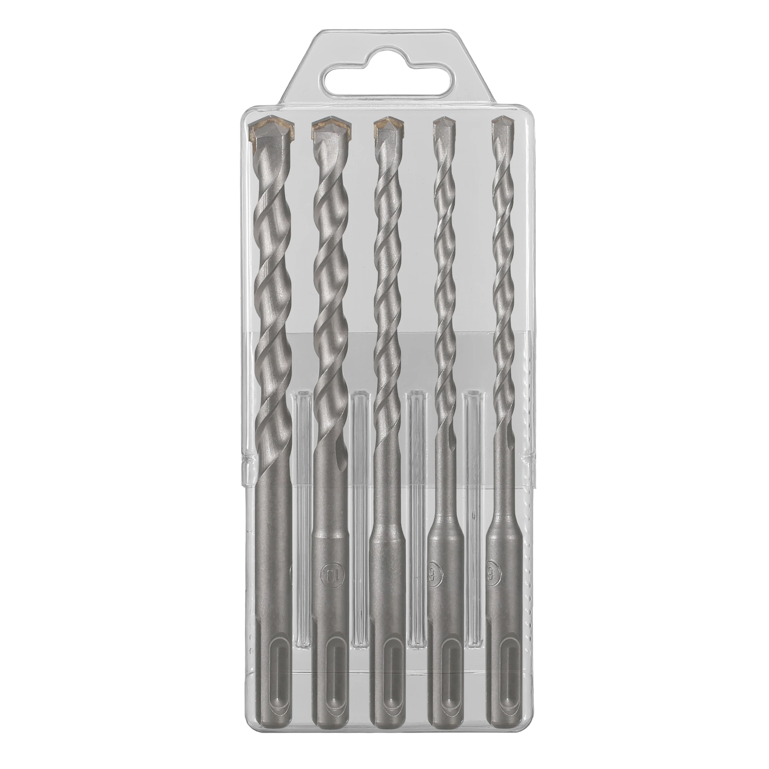 Imagem -06 - Martelo Elétrico Sds Plus Shank Conjunto de Brocas de Metal Duro Rotativo 160 mm para Tijolo Cimento Pedra Concreto Rocha 5pack mm mm 10 mm 12 mm