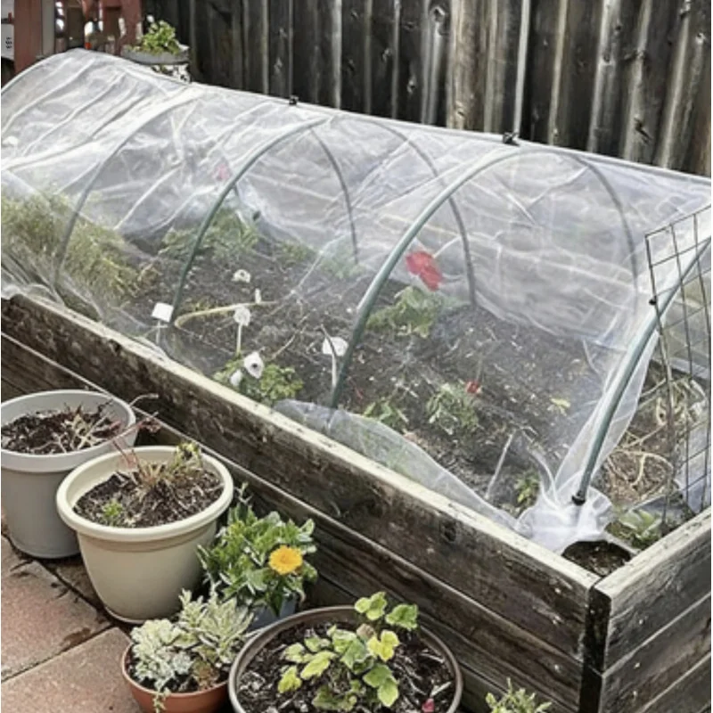 Greenhouse Plant Support18/30Sheet Garden Tunnel Planting Cage Agricultural Vegetable Support Frame Gardening Fixed Frame