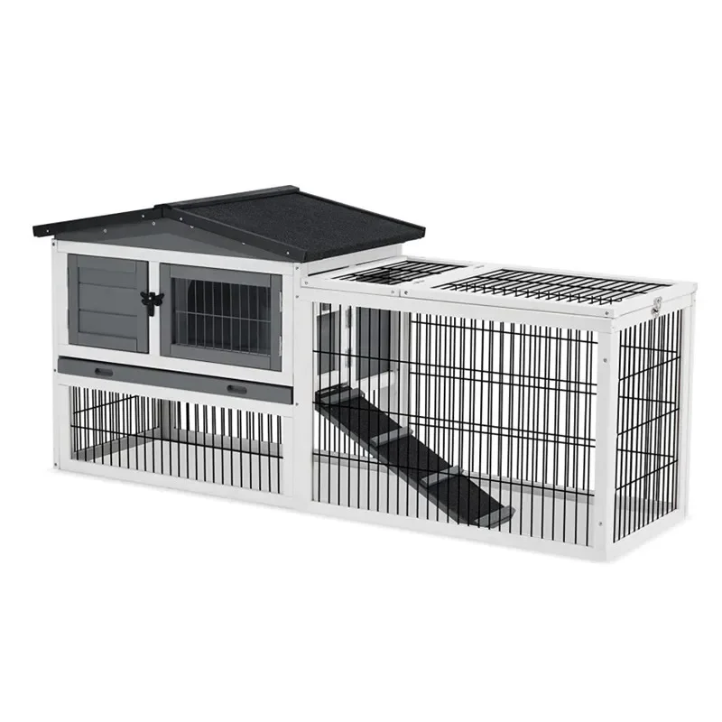 Custom Solid Wood Outdoor Animal Cage for Chicken Rabbit Bird Duck Pigeon Cat Nesting Egg Laying Garden Farm Use Large Size