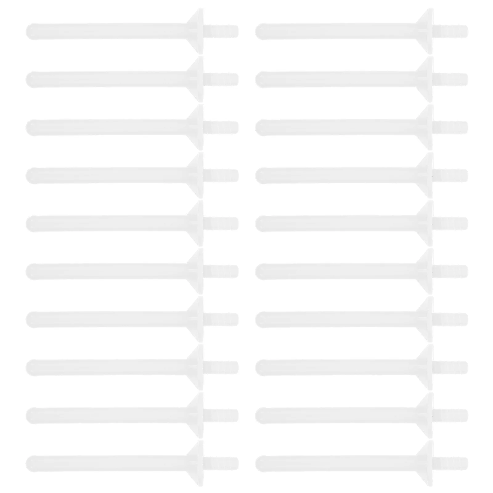 50 قطعة من أدوات تطبيق شمع شعر الأنف مصنوعة من مادة البولي بروبيلين المتفوقة الناعمة بدون لدغ للاستعمال مرة واحدة لأدوات تنظيف الأنف للرجال والنساء خفيفة الوزن #4
