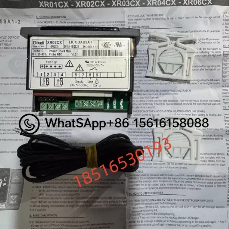 Digital Temperature Controller Thermostat XR01CX XR02CX XR03CX XR04CX XR06CX 110V 220V with NTC Probe for Refrigeration