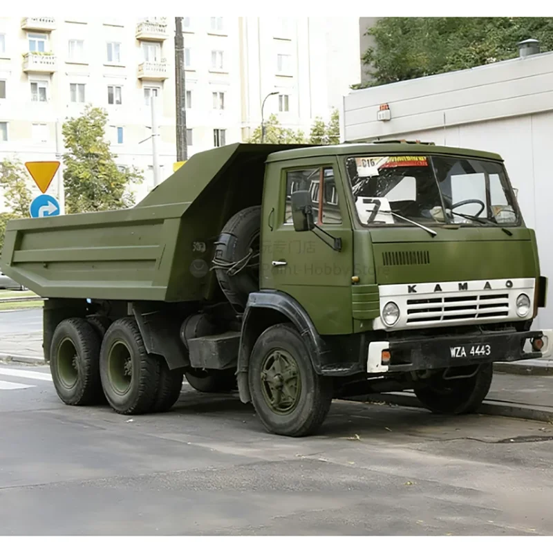 Масштабная модель самосвала КАМАЗ-5511 из литого металла 1:43, имитационная игрушка, коллекционная настольная модель, подарок, статическая демонстрационная модель