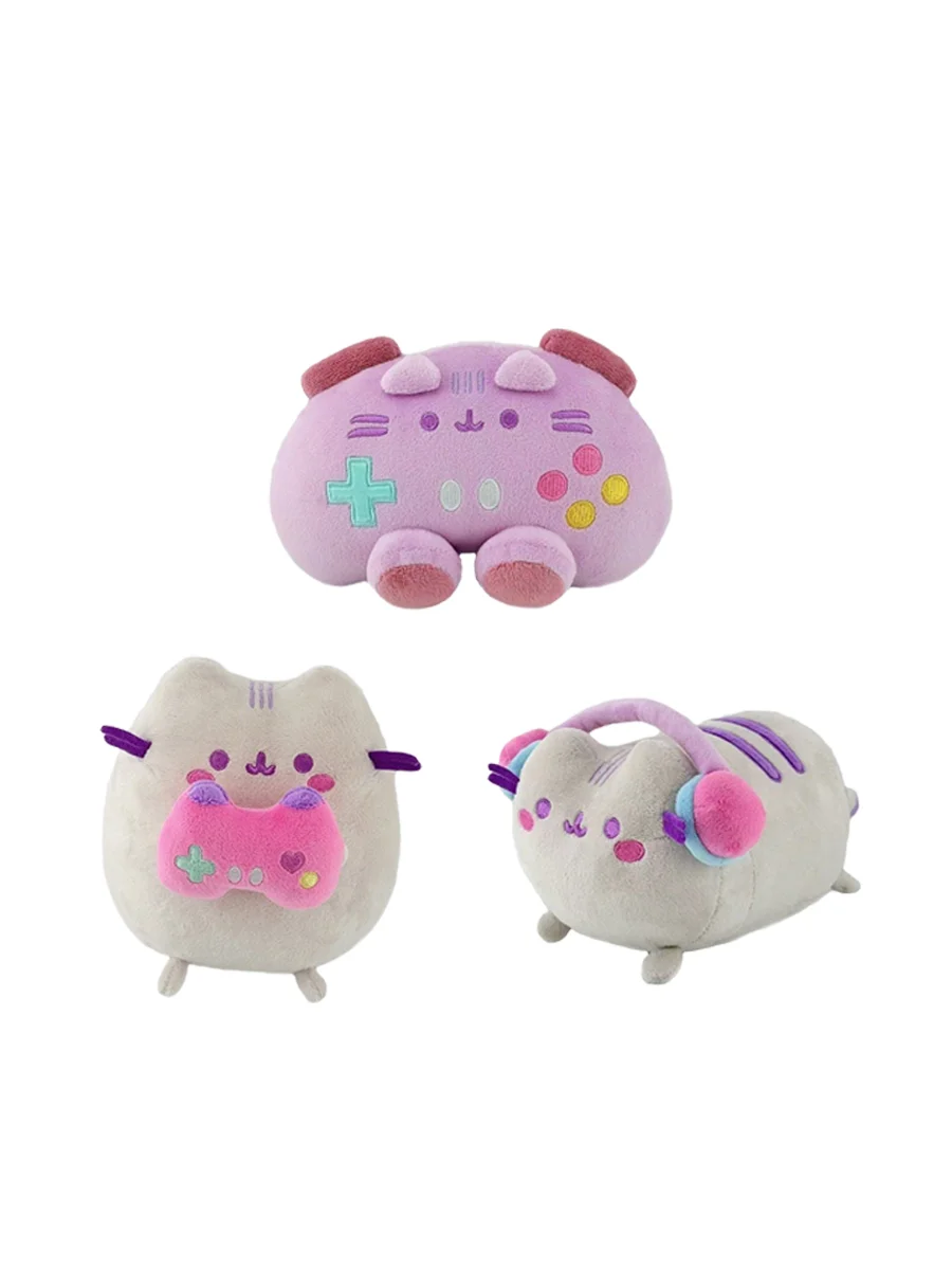 Na stanie: Pluszowa zabawka Fat Cat Arcade Game, urocza lalka w kształcie puszki z napojem, kontroler do gier, maszyna do zabawy, prezent urodzinowy dla dzieci. — 2