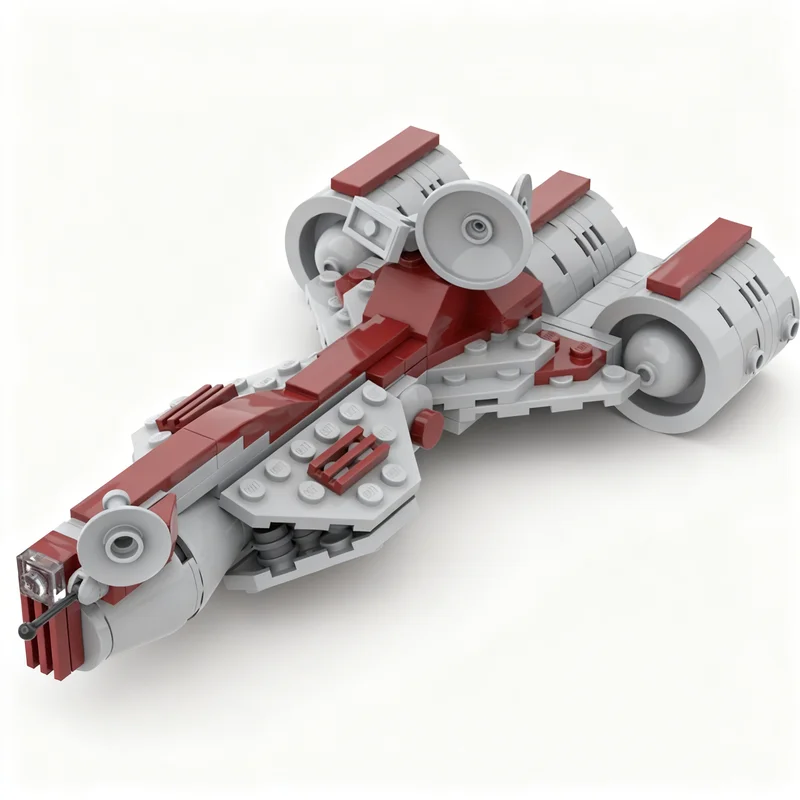 154pcs MOC Palm Scale Republic Frigate Star Battle Model Building Blocks Architecture Toys Education Festival Gift Brick