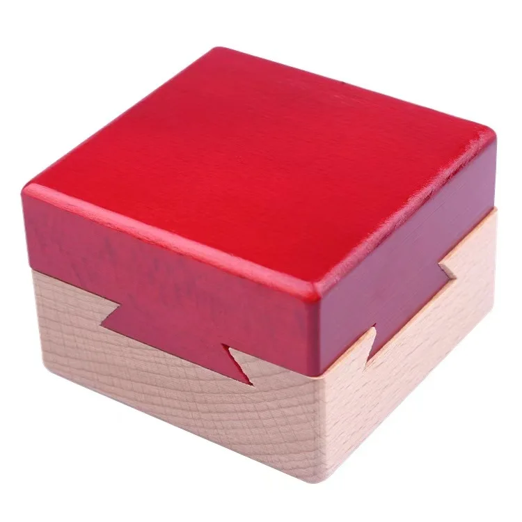 

Luban Lock IQ Toys Wooden Magic Box Puzzle Game for Children Adult Educational Brain Training Toy