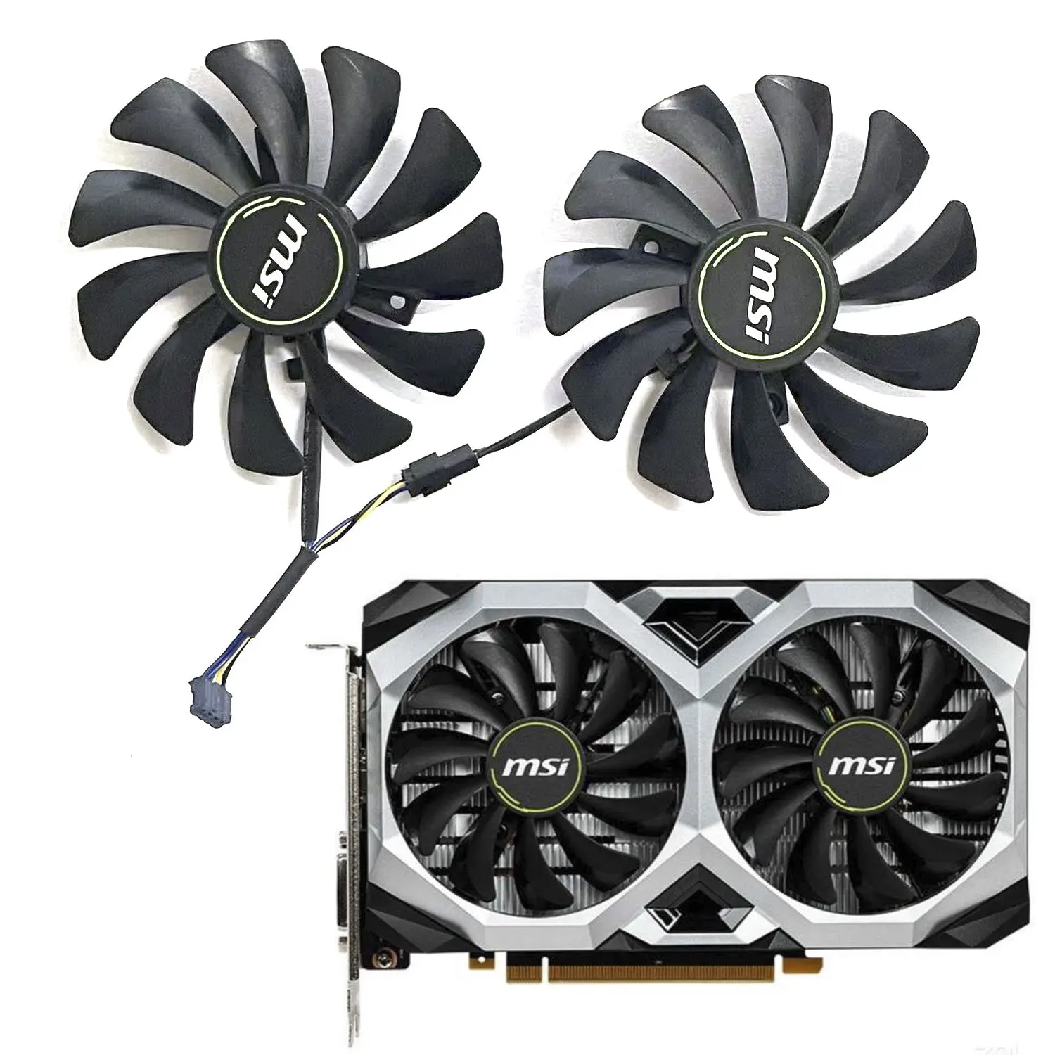 

Brand new original 85MM 4PIN XY-D0910SH RTX2060 1660 GPU fan for MSI GeForce GTX1660 1660TI RTX 2060 Ventus graphics cooling fan