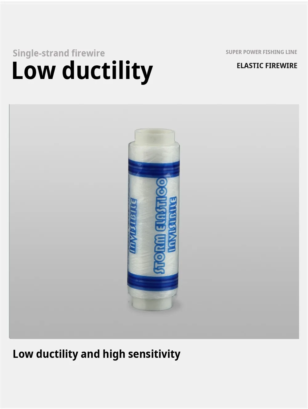 0,2 mm 250 m Hochfeste Elastische Angelschnur Unsichtbare Angelköderschnur Elastischer Faden Angelschnur Gute Angelschnur – Detail 7
