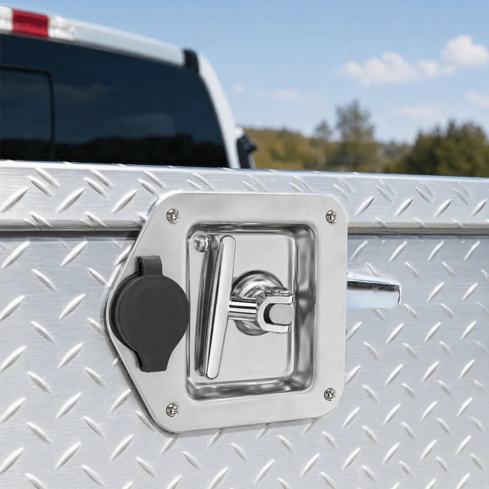 Secure Stainless Steel T Handle Lock With Keys Durable T Handle Latch Trailer Door Lock Engineering