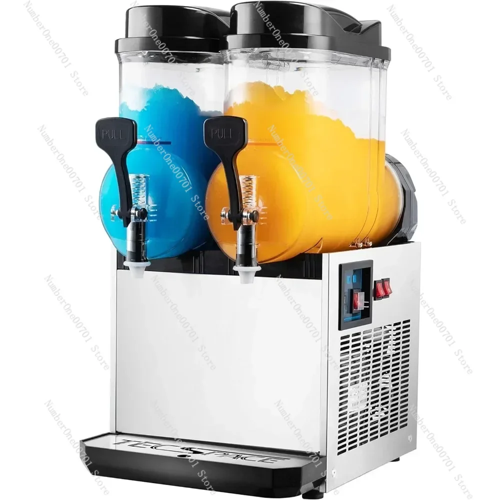 

110V commercial snow mud machine, 15/30/45L stainless steel smoothie beverage machine, for making ice juice tea and coffee