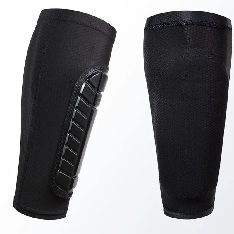 1Pair Football Shin Guards With Pocket Practical Leg Sleeves Adult Support Sock Shin Protector Soccer Gear occer Shin Guards