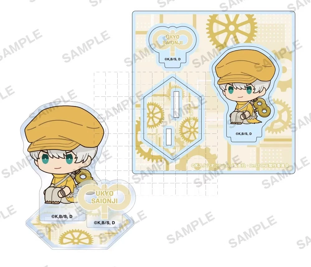 Game Ishigami Senku Asagiri Hyoga Saionji Ukyo Nanami Ryusui Acryl Stand Pop Anime Figuur Model Plaat Cosplay Speelgoed voor Gift