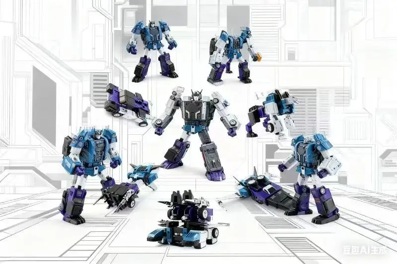 التحول DX9 D-10 D10 Sixshot 2.0 Hanzo G1 MP مصنع الطرف الثالث 27 سنتيمتر عمل الشكل روبوت