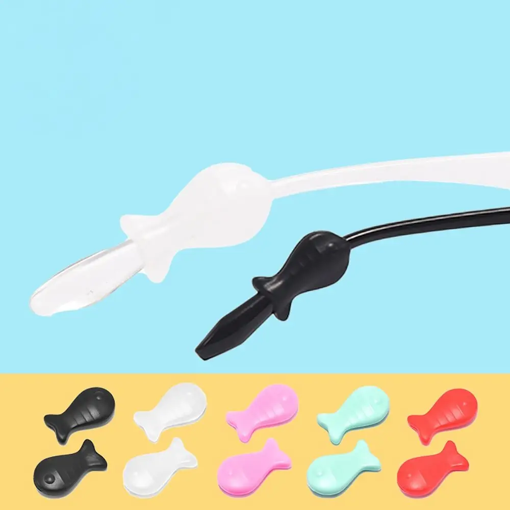 Anti Drop Silicone Glasses Anti-slip Sleeves Silicone Eyewear Retainer Holders Temple Tip Stoppers Holder Glasses Foot Cover