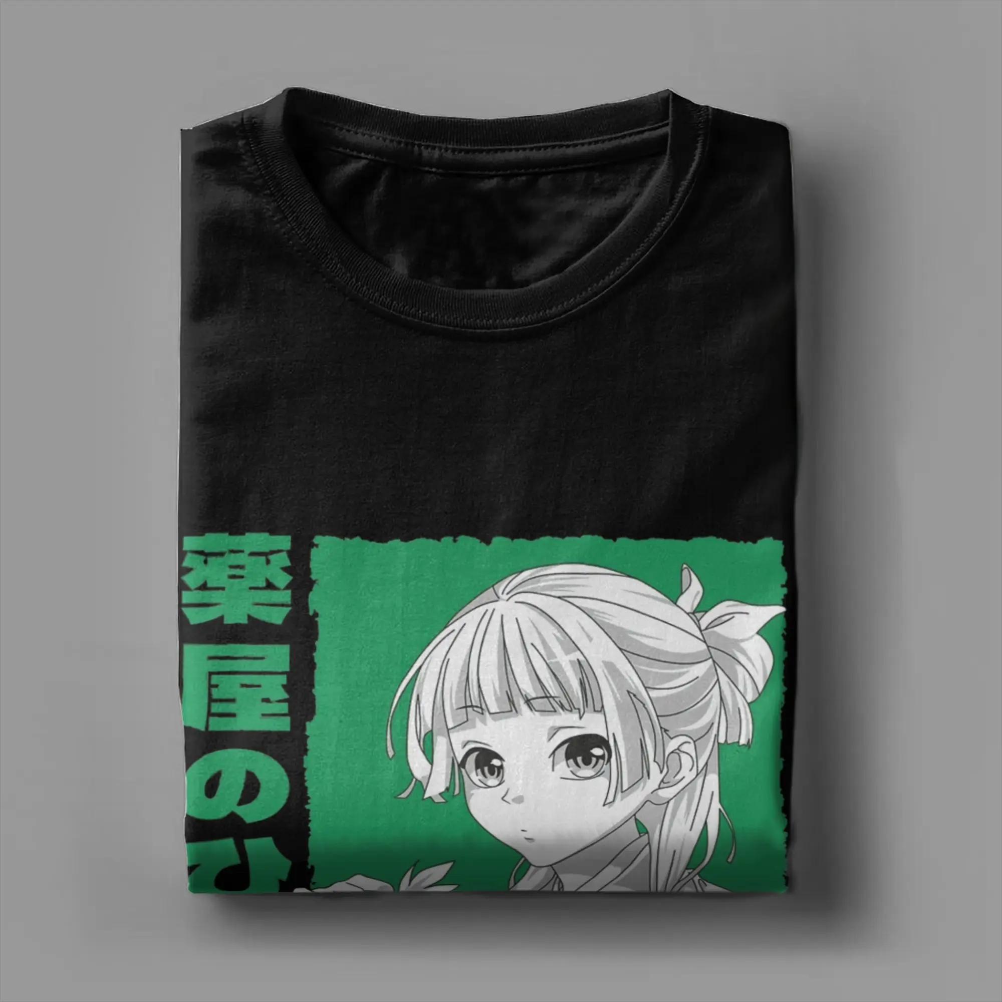 Kusuriya no Hitorigoto تي شيرت الرجال Maomao خمر 100% القطن تيز الياقة المستديرة قصيرة الأكمام تي شيرت بلايز كلاسيكية