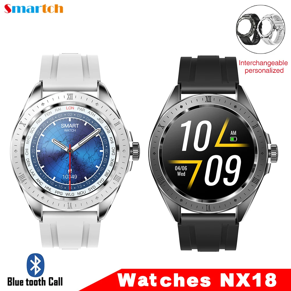 New Double Strap Blue Tooth Call Men Smart Watch Sound Recording Heart Rate IP68 Waterproof Health monitoring 2024 Smartwatch