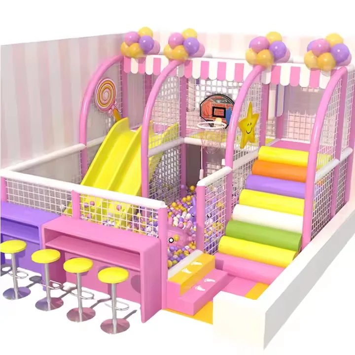 Preschool Candy Theme Child Philippines Indoor Kids Mini Playground Indoor Home Soft Play Equipment Inside Playgrounds for Kids