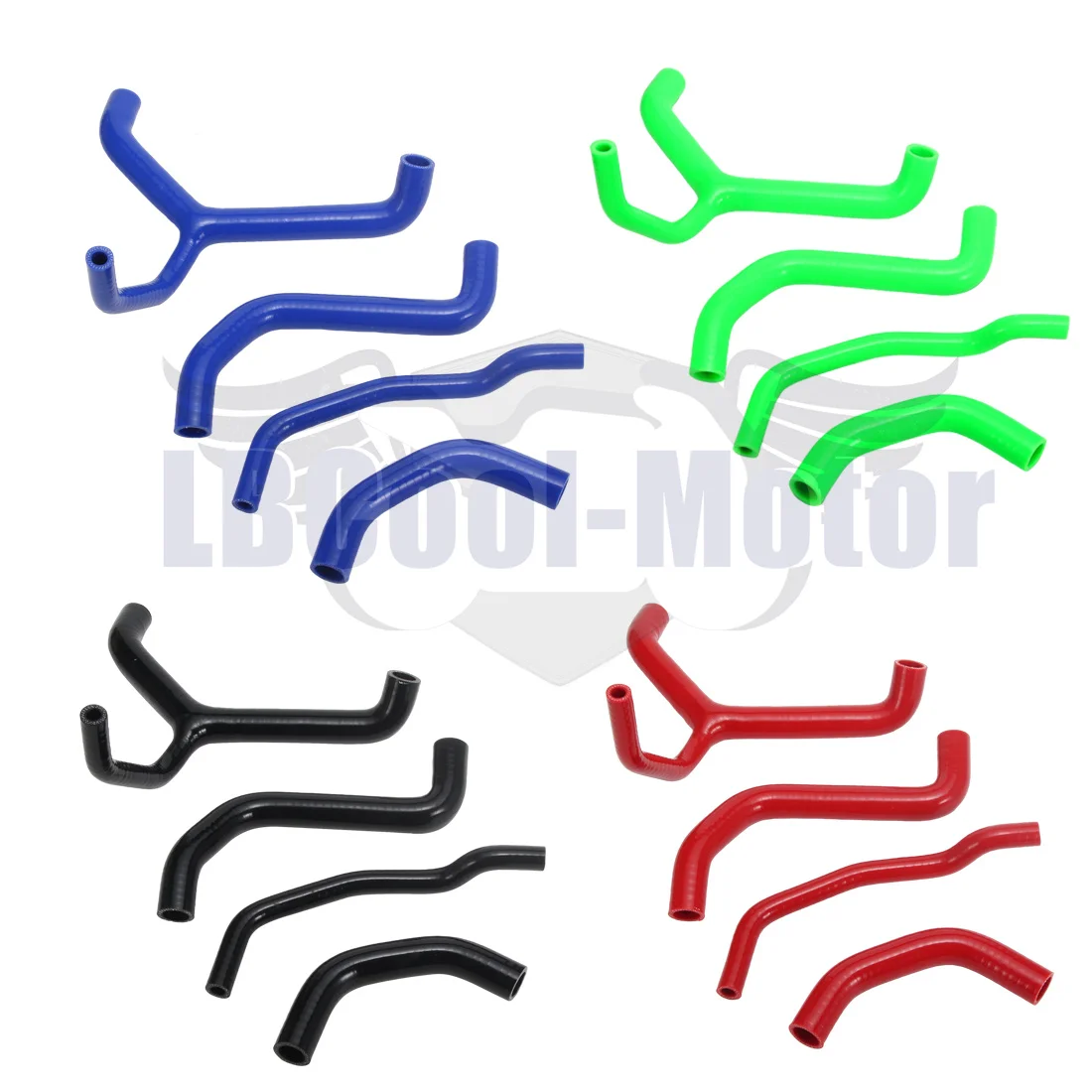 

Набор шлангов охлаждающей жидкости радиатора для KAWASAKI Ninja ZX-10R ZX10R 2016-2020 2017 2018 2019, зеленый, красный, синий, черный