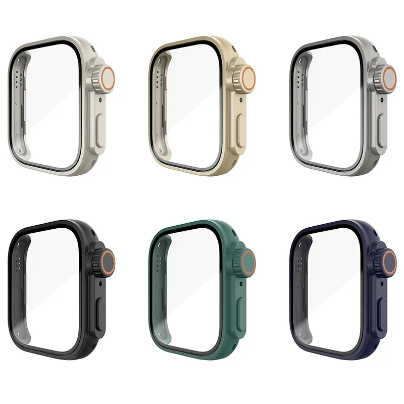 Change To Ultra funda para Huawei Watch Fit 3 fundas de vidrio templado Protector de pantalla para Huawei Watch Fit3 actualización a Ultra 2