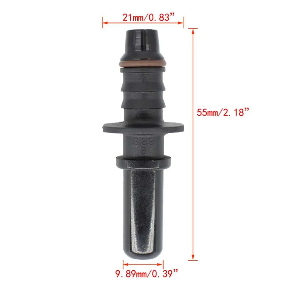 Tubo 7,89-ID6 9,89-ID8 Acoplador de manguera de línea de combustible automático Conector de línea de combustible de coche Conector recto Conector hembra de liberación rápida