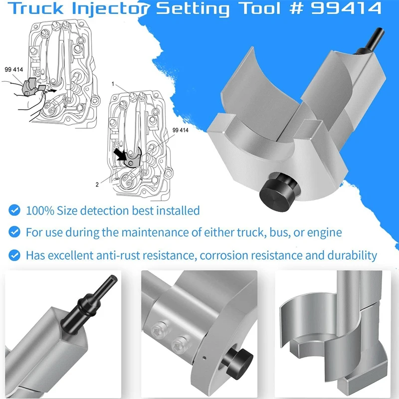 Truck Fuel Injection Parts Compatible With Scania Setting PDE Unit Injectors & Turning Engine Kit  Part Number 99309,99414,99442