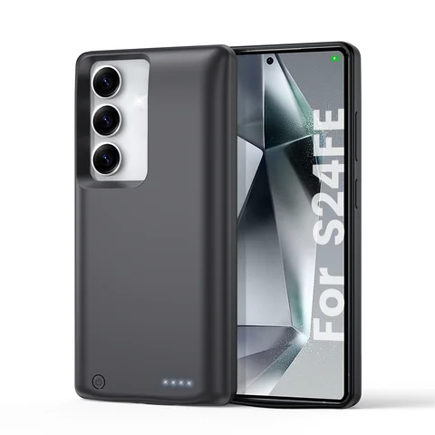 Чехол-аккумулятор 10000 мАч для Samsung Galaxy S26 S25 S24 S23 S22 S21 S20 Ultra Plus S24FE S21FE S20FE, зарядное устройство, чехол-павербанк