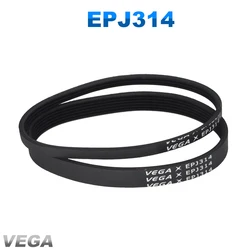 VEGA cinghia trapezoidale EPJ314 cinghia elastica 3/4/5/6/7 nervature per cinghia di trasmissione a rulli modello RC fai da te