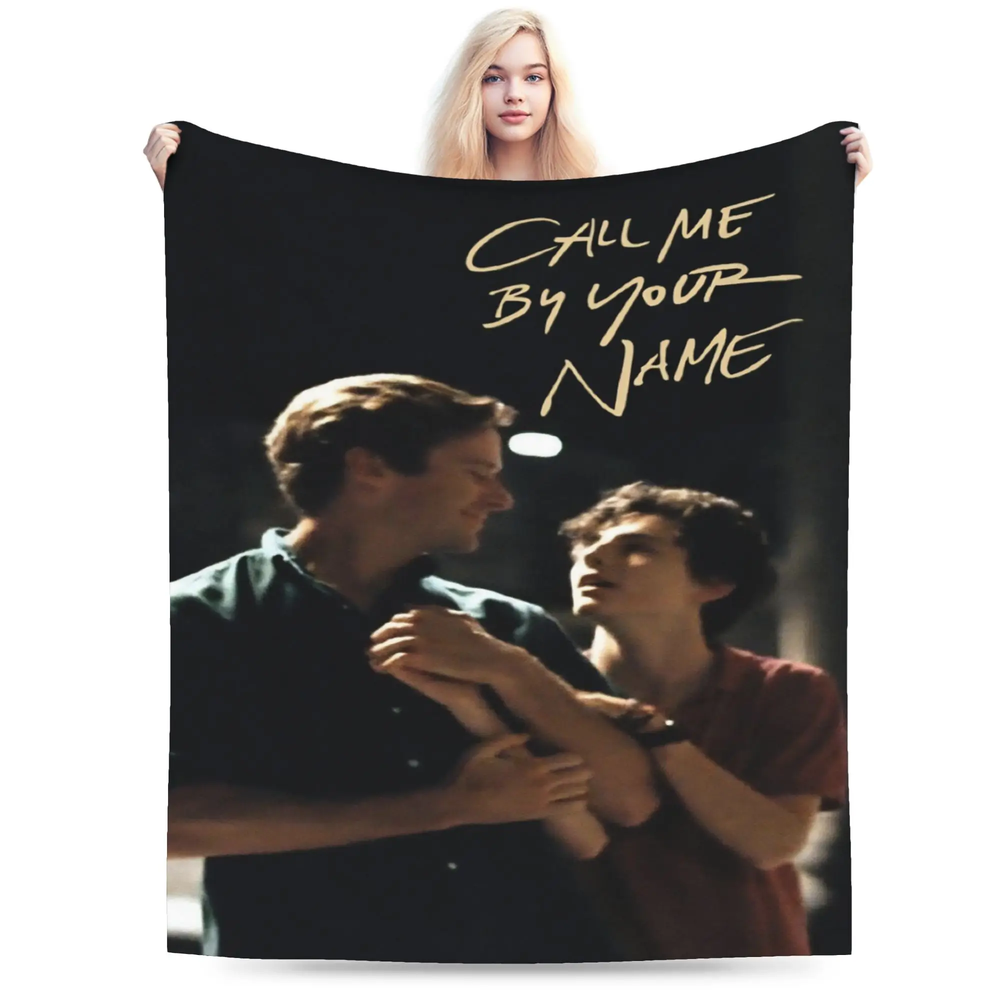 Call Me by Your Name Print Blanket For Men Women Super Soft Warm  Throw Blankets for Bed 50x60 Inches Multi-size