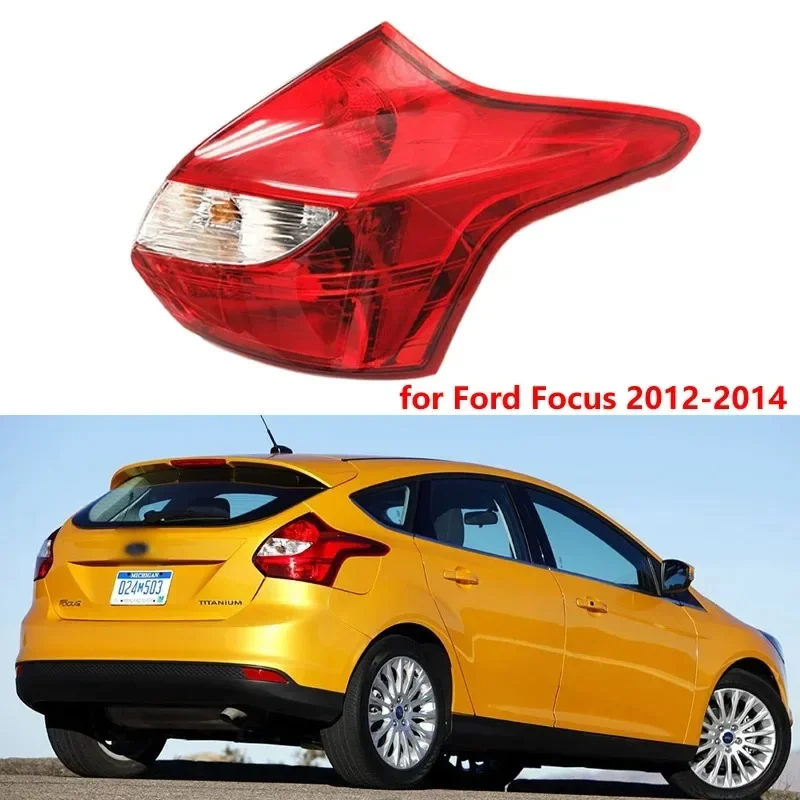 

For Ford Focus 2012-2014 Car Accessories LED Outer Tail Lamp Rear Bumper Tail Light Brake Stop Reverse Lamp Taillamp Assembly