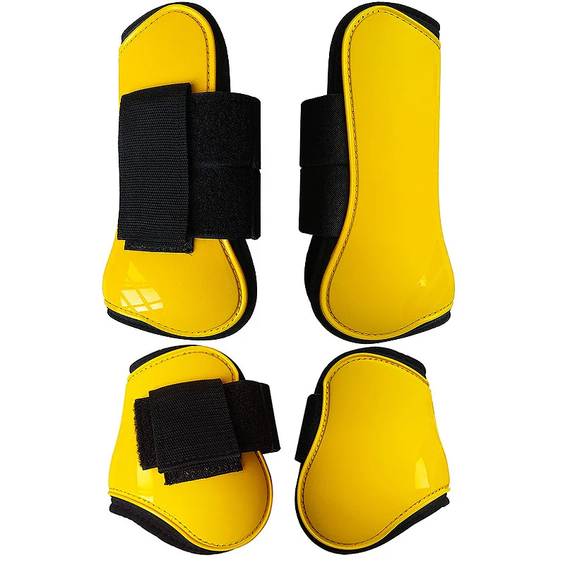 

4pcs/set Equestrian Supplies Horse Shin Guards Front Hind Leg Boots Horse Equine Leg Guard Horse Tendon Protection Hoof Guards