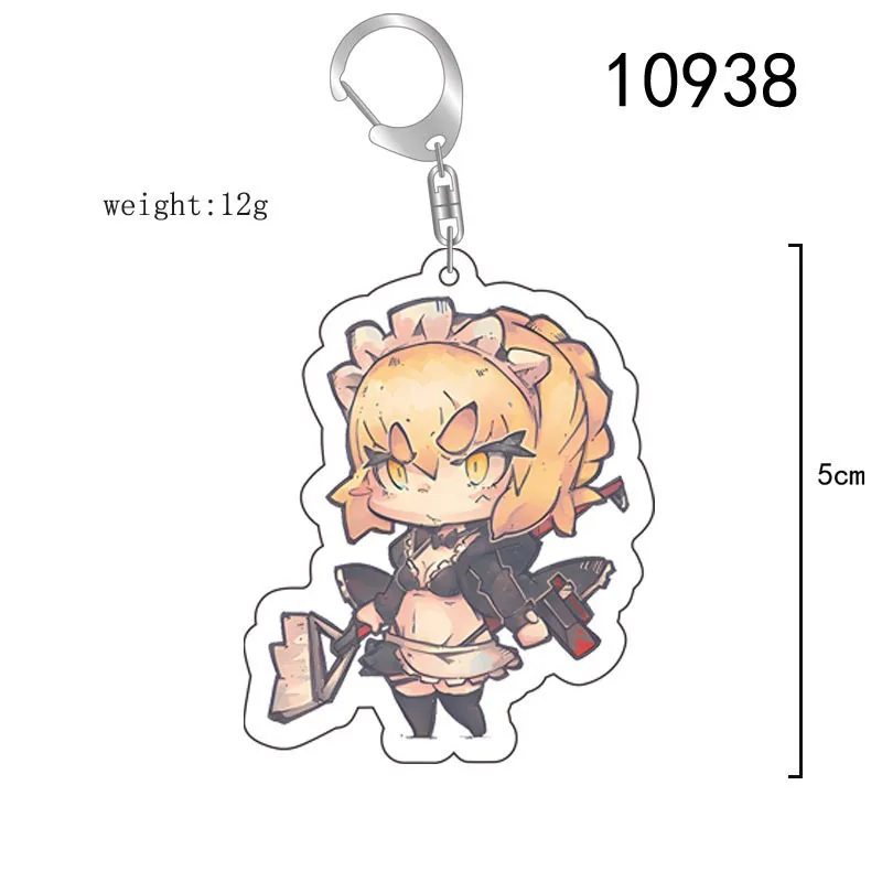 Fate anime jewelry go saber portachiavi portachiavi portachiavi portachiavi kawaii