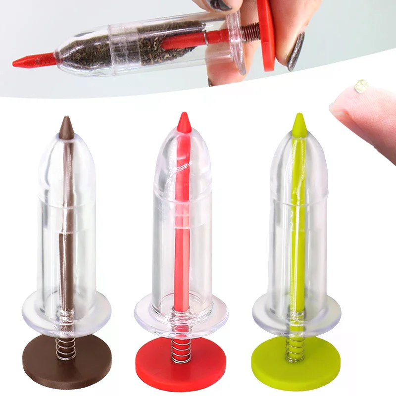 1pcs Handheld Seed Dispenser, Mini Manual Seeder Tool For Garden Planting, Flower Pot & Garden Bed Essential Gardening Supplies