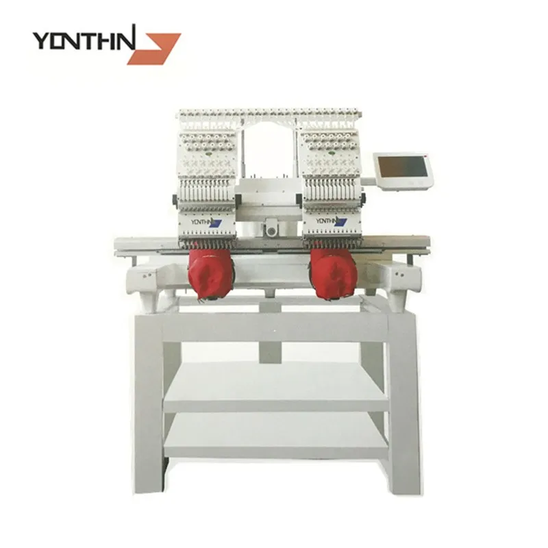 Yonthin High Speed 1-4 Head Computer Embroidery Machine Suppliers Prices for Sale Computerized Cap T-shirt