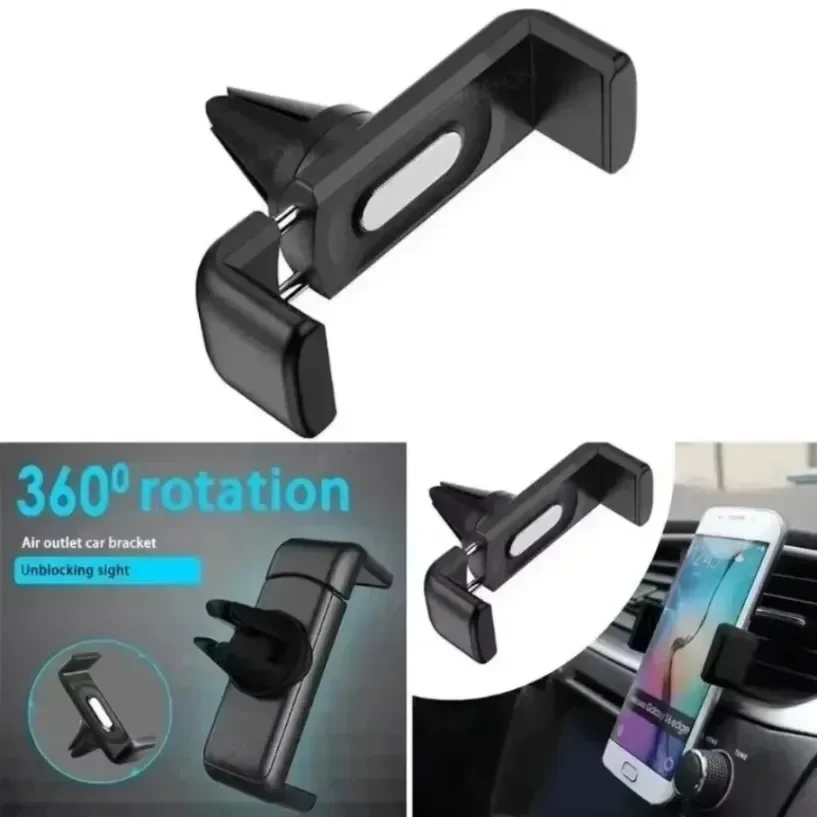 Universal Cellphone Holder Car Air Outlet Mount Clip for Mobile Phone Holder ABS Car Mount Phone Support Interior Accessories