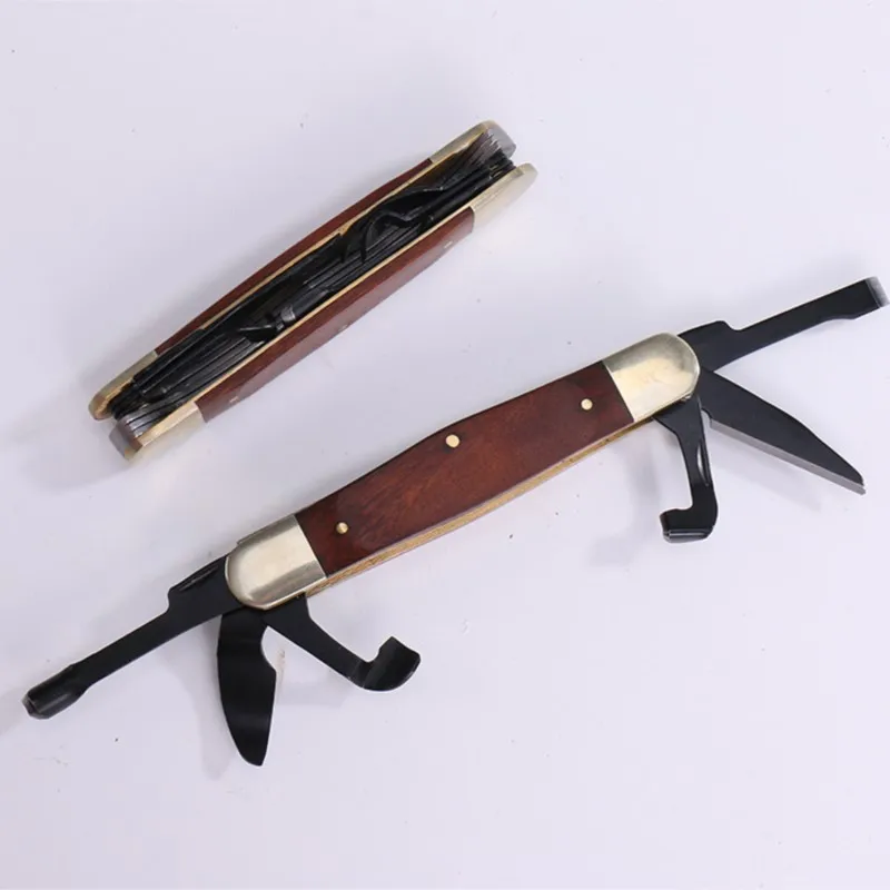 Imagem -04 - Multi-purpose Folding Carving Multitool Madeira e Aço Sk5 Multitool Camping e Mobiliário Doméstico Cortador de Madeira Ferramenta de Corte Portátil em 1