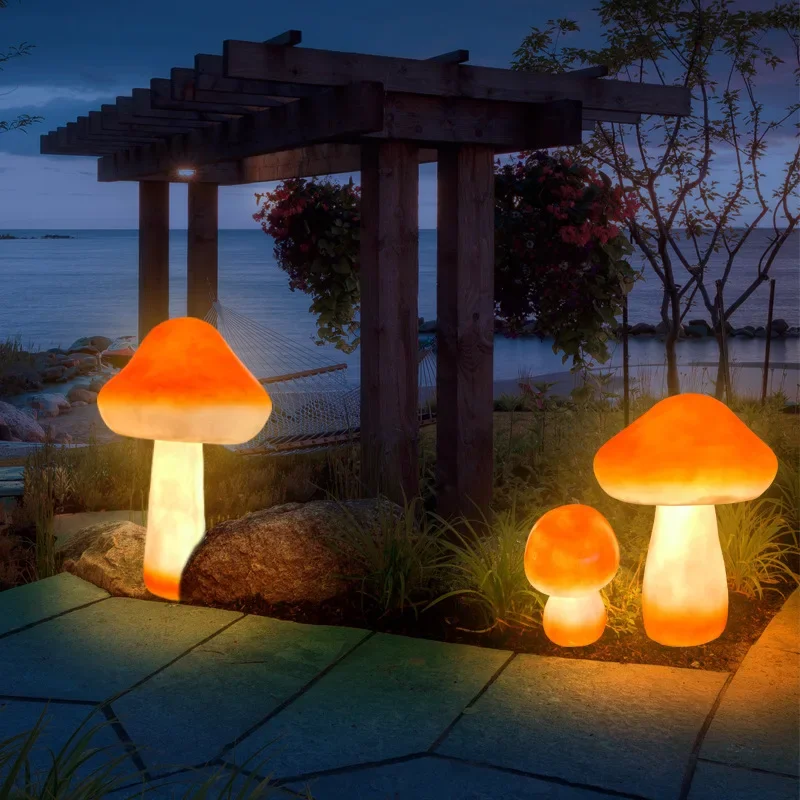 

Outdoor Mushroom Solar Lawn Waterproof Plant Garden Arrangement Garden Outdoor Garden Landscape