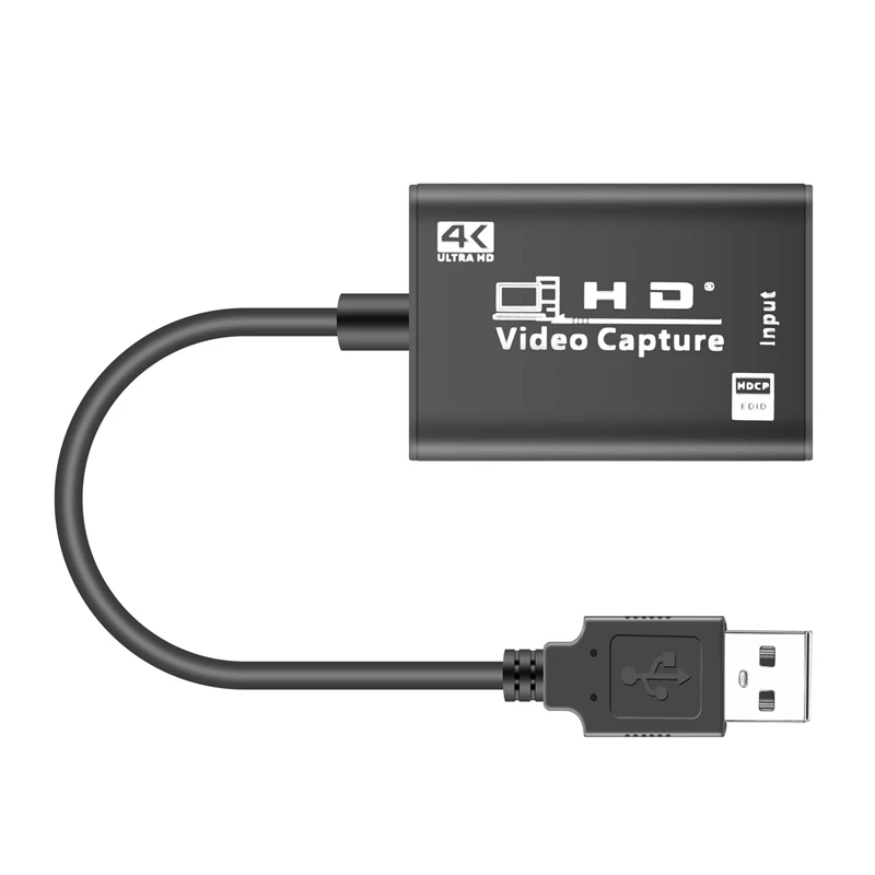 

Карта видеозахвата к USB 3.0 Full HD 1080P 4K Карта захвата прямой трансляции и записи