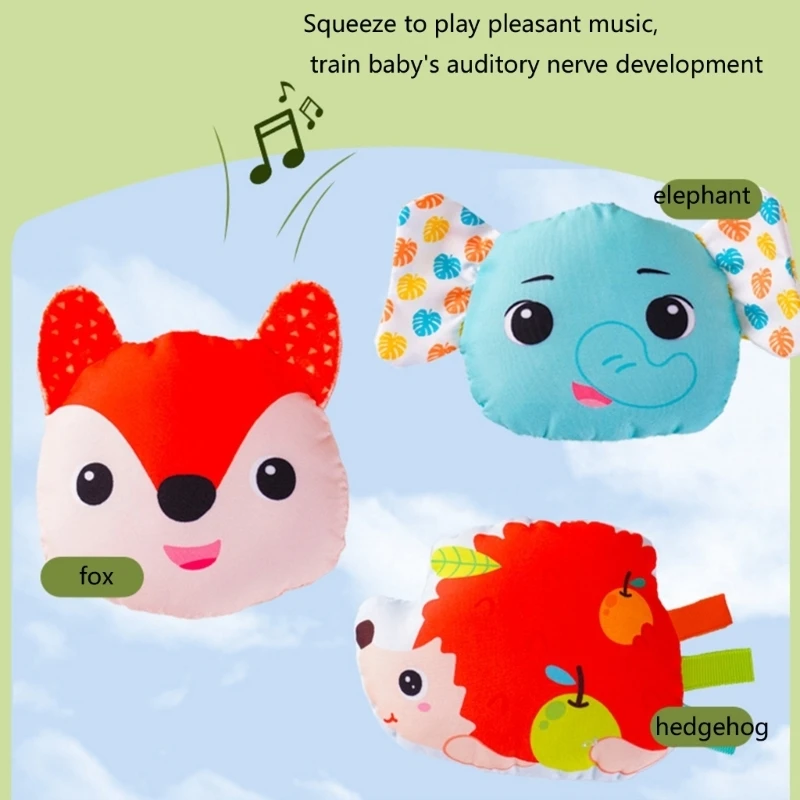 Jouet hochet suspendu berceau poussette d'animal en peluche douce pour poussette le berceau bébé avec le jouet