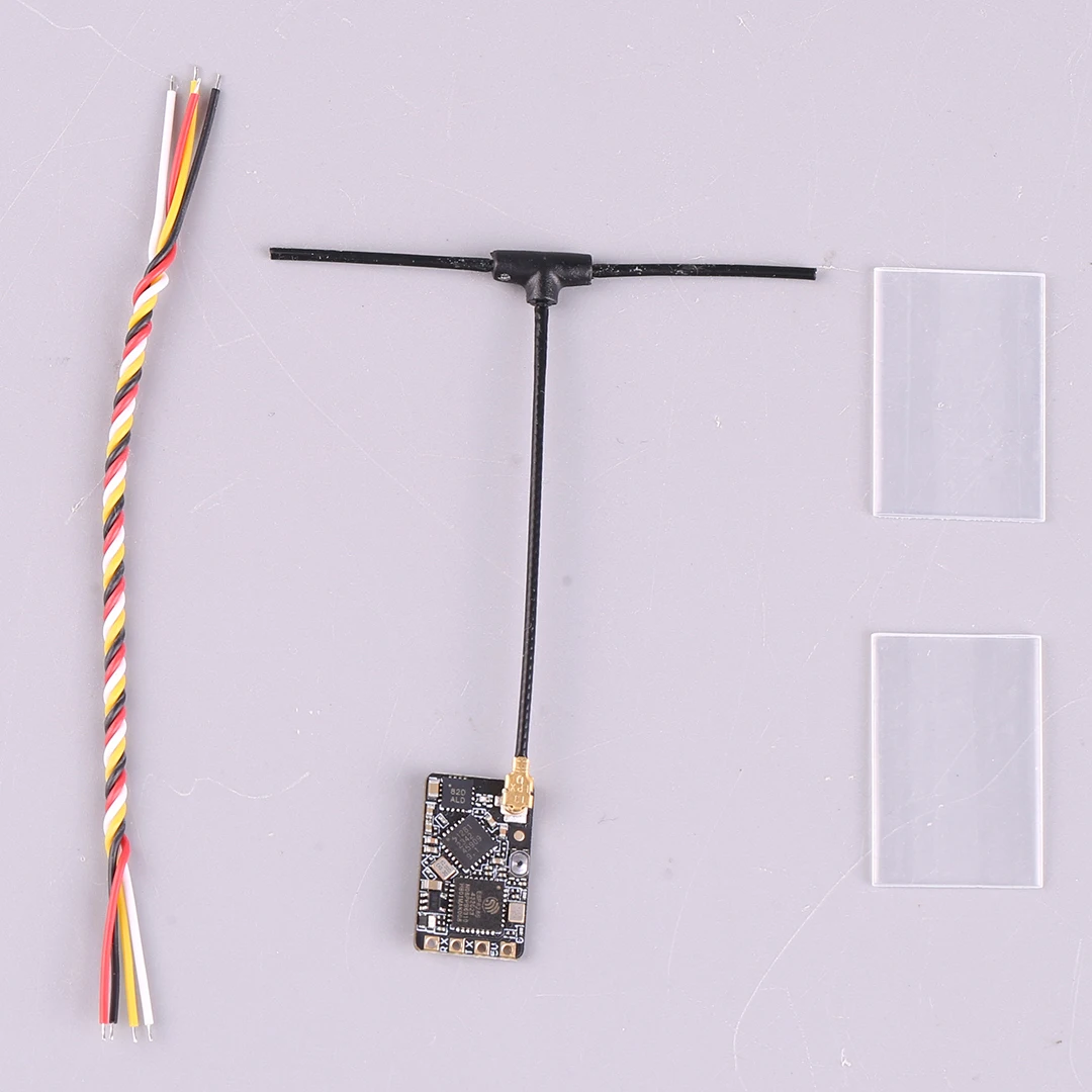 BAYCK ELRS 915MHz / 2.4GHz NANO ExpressLRS Receiver with T type Antenna Support Wifi upgrade for RC FPV Traversing Drones Parts