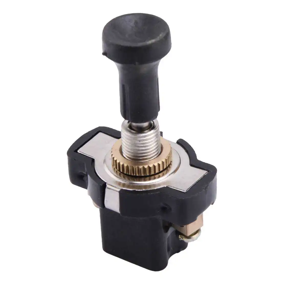 12V 2Pcs 13mm Thread Mount Electrical Vehicle Auto Car On-Off Push-Pull Switch Universal