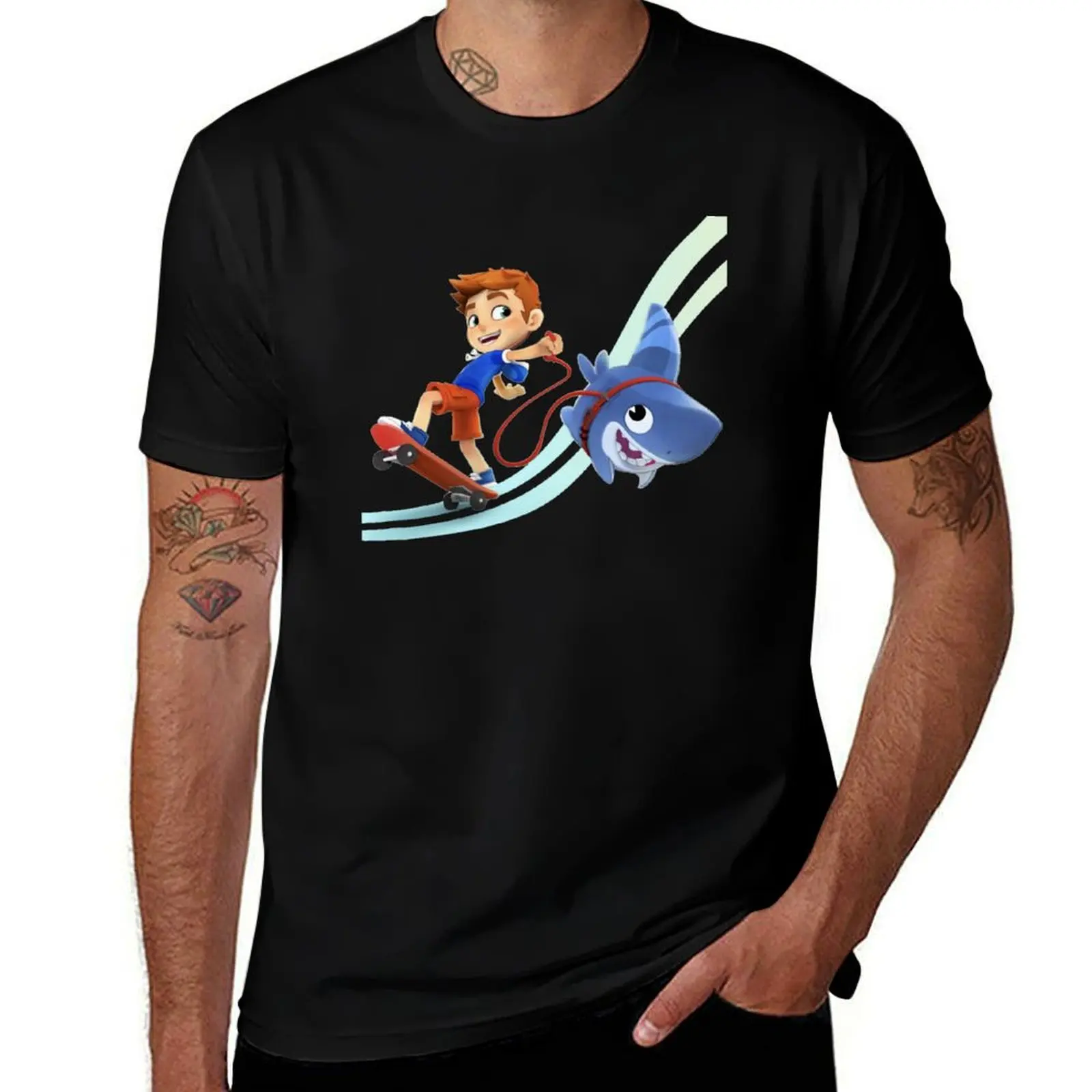 

Sharkdog T-Shirt t shirt man casual printed t shirts for man t shirt for man T-shirt