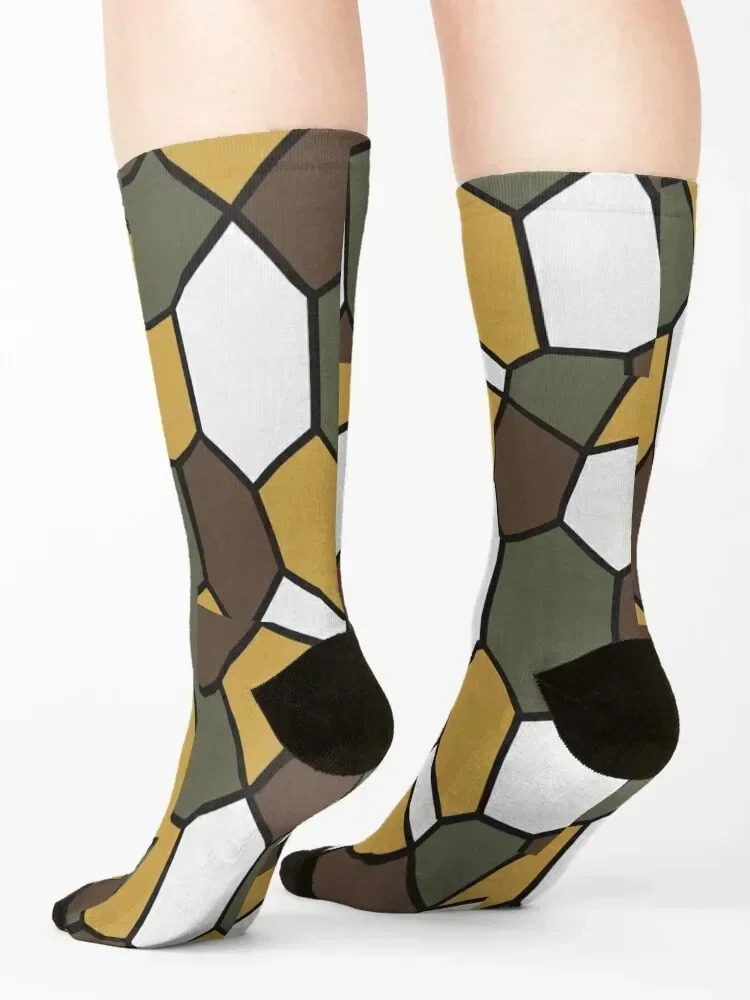 British Lozenge Camouflage Socks fashionable Stockings man funny gift golf Socks For Women Men's