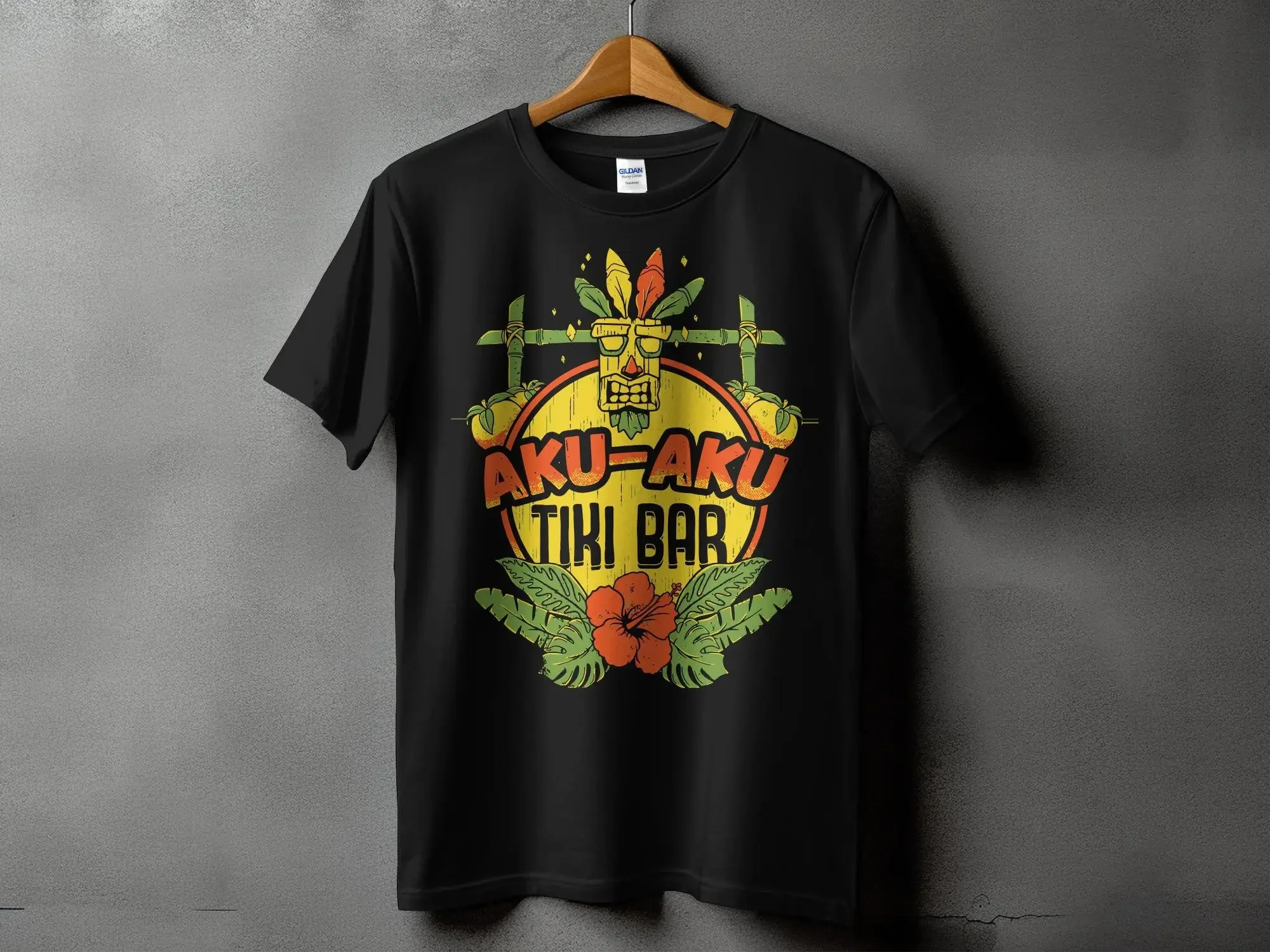 Aku Tiki Bar Mens Women Funny T Shirt Comedy Top Men'S Birthday Present Christmas