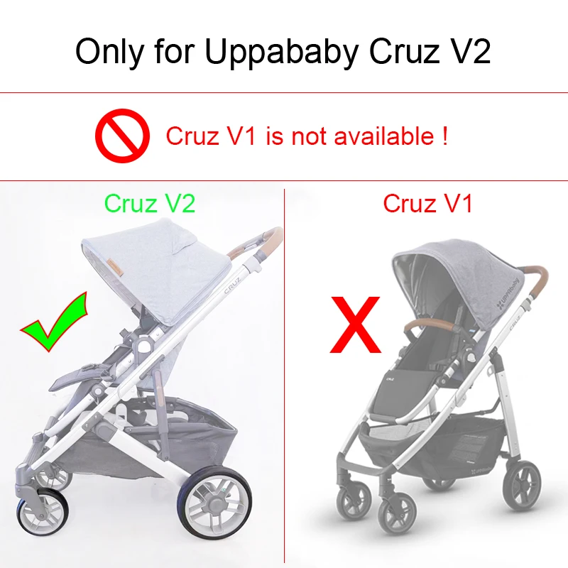 Шина багги для Uppababy Cruz V2, переднее или заднее колесо, коляска, Полиуретановая покрышка, противоскользящая, «сделай сам», детская коляска, Сменные аксессуары