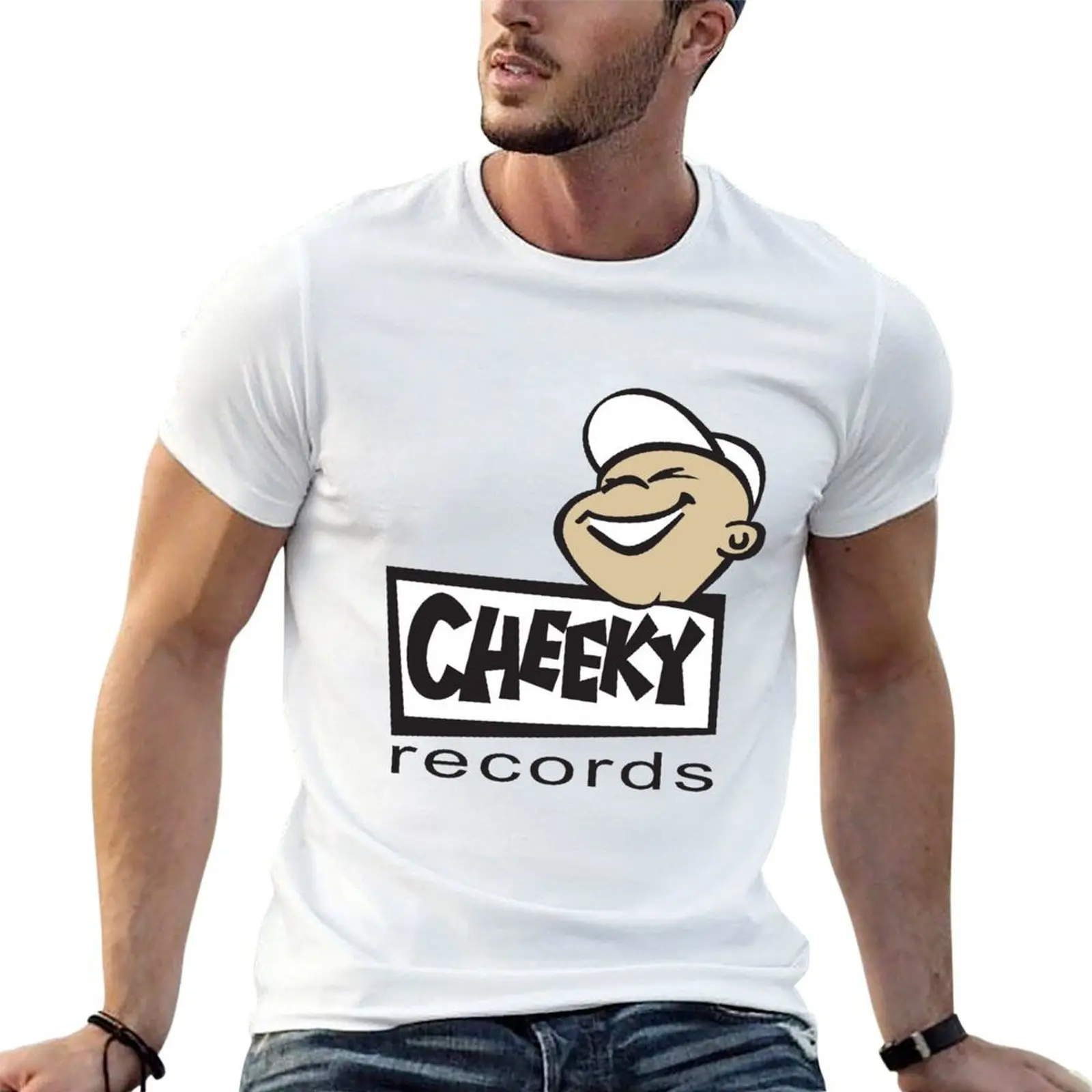 Cheeky Records T-Shirt t shirt for man man t shirts cotton t shirt man luxury T-shirt