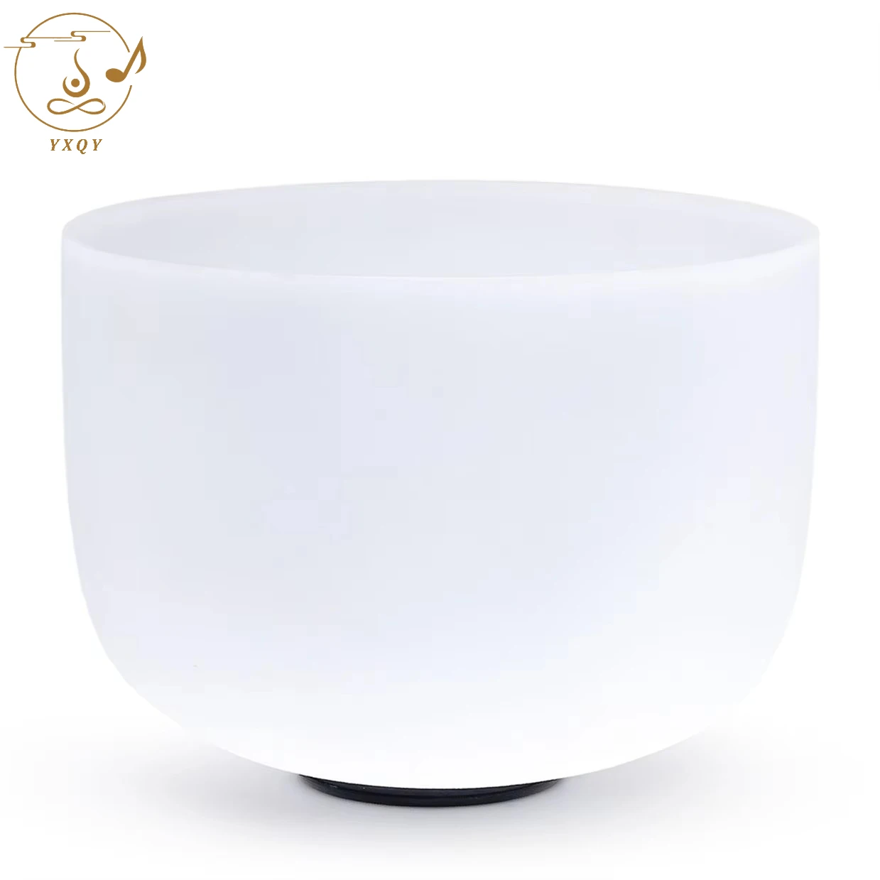 YXQY 12 Inch 432hz ABCDEFG Crystal Singing Bowl For Yoga Sound Healing Outdoor Pray Body Health Blance Meditation Energy