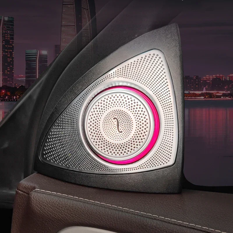 

Car 3D Rotating Tweeter Speaker 7 and 64 Colors Ambient Light For Mercedes Benz S-class W222