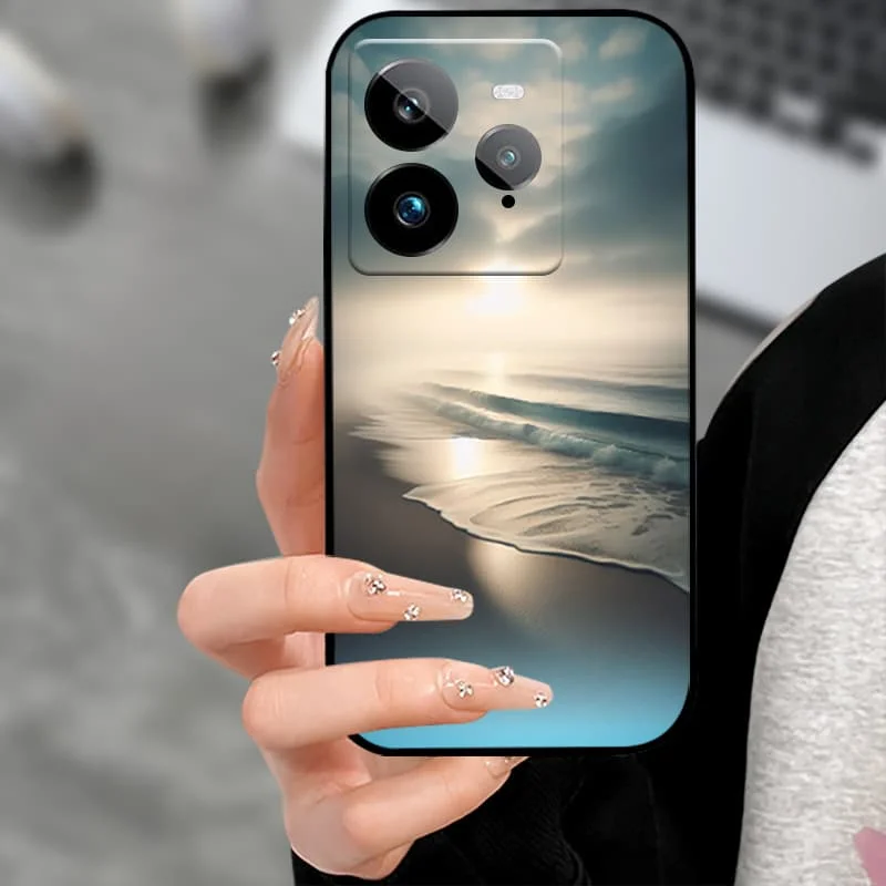 ل Realme GT7 Pro حافظة بولي يوريثان سيليكون لينة الغطاء الخلفي ل Realme GT7 برو 5G جراب هاتف واقية قذيفة سوداء RealmeGT7Pro الوفير #6